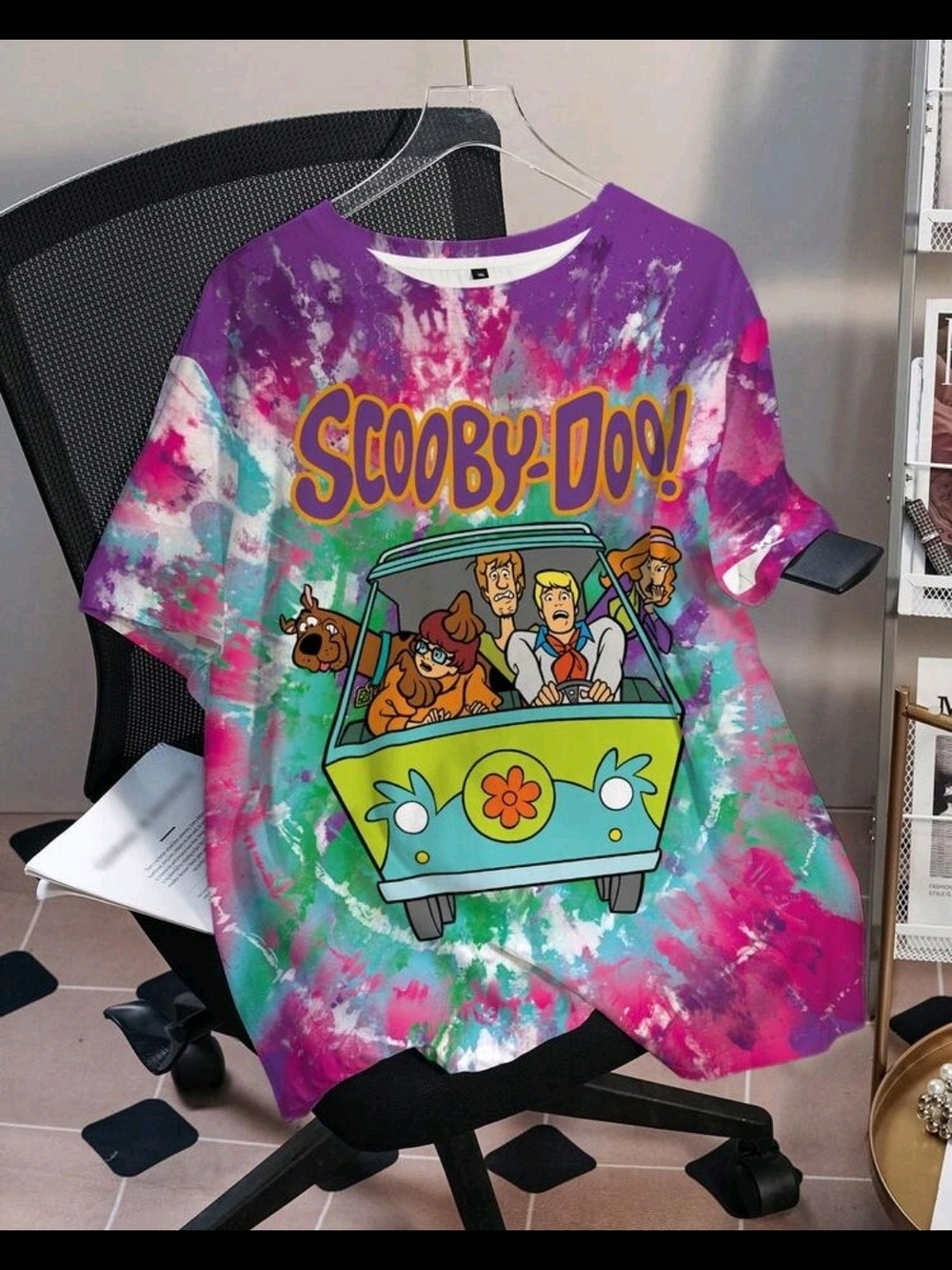 PRICE DROP 👇🏼 Scooby-Doo Women's 2x Tie-Dye Tee - Multicolor